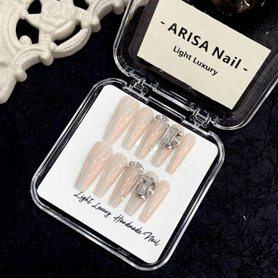 Uñas Postizas Degradado Aurora Artesanales - Pure Want To Wear - Image 5