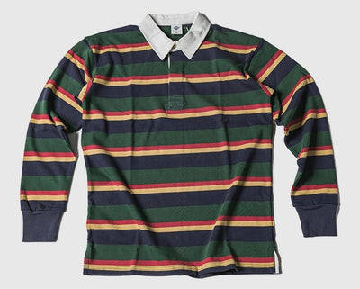Polo Retro de Manga Larga con Rayas - Camiseta Clásica para Hombre - Image 11