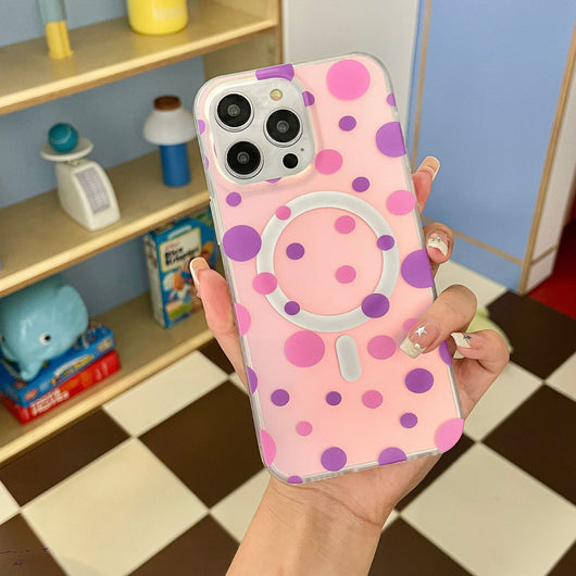 Funda Magnética para Teléfono con Diseño de Puntos - Image 5