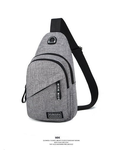 Bolsa Mensajera Estilo Coreano para Hombre - Tela Oxford Casual - Image 12