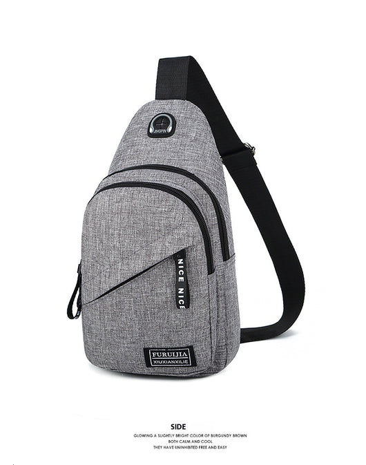 Bolsa Mensajera Estilo Coreano para Hombre - Tela Oxford Casual - Image 12