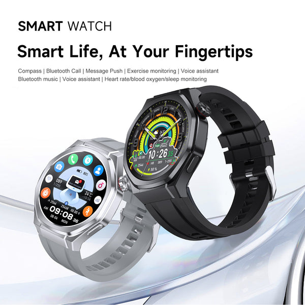 Reloj Inteligente con Llamadas Bluetooth, Monitor de Ritmo Cardíaco y Sueño