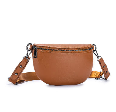 Bolso Mensajero de Cuero Genuino para Mujer - Diseño Minimalista Premium - Image 16