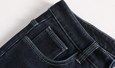 Jeans Rectos Holgados Gruesos para Hombre - Image 11