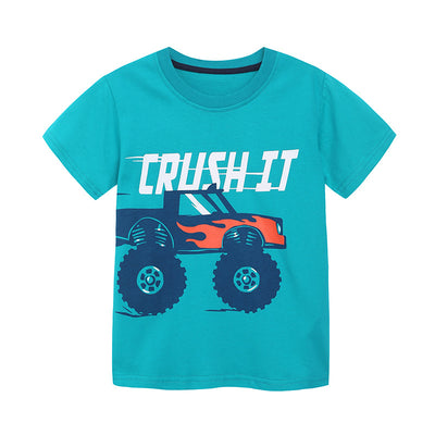Playera Estampada Estilo Europeo Americano de Manga Corta - Image 4