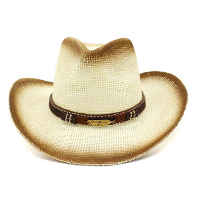 Sombrero Vaquero Estilo Western con Diseño Spray Paint para Playa - Image 12