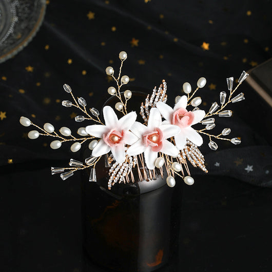 Tocado de Flores de Cristal Hecho a Mano - Elegancia y Estilo - Image 9