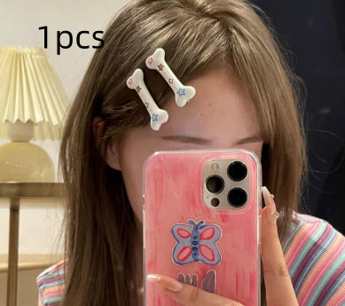 Pinza para Cabello Tipo Pico de Pato con Estampado de Hueso 'XINGX' - Image 12
