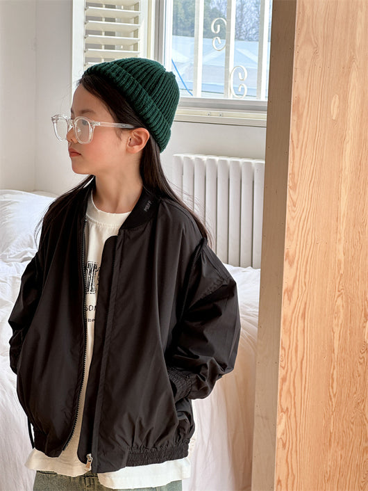 Chaqueta Infantil con Bordado de Letras - Abrigo de Moda para Niños - Image 28