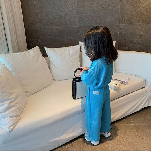 Conjunto Deportivo Niña Estilo Coreano Primavera Suelto y Cómodo - Image 2