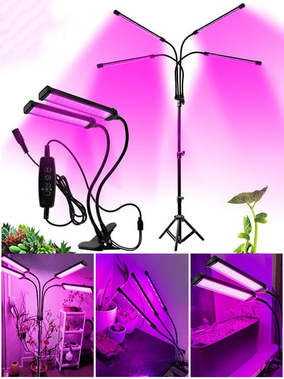 Luz LED de Crecimiento Rojo-Azul con USB, Temporizador y Atenuación para Plantas de Interior - Image 13