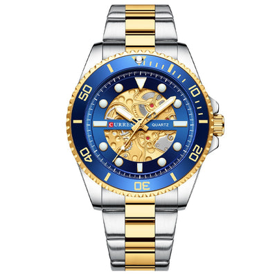 Reloj Empresarial para Hombre Resistente al Agua con Esfera Redonda - Image 5
