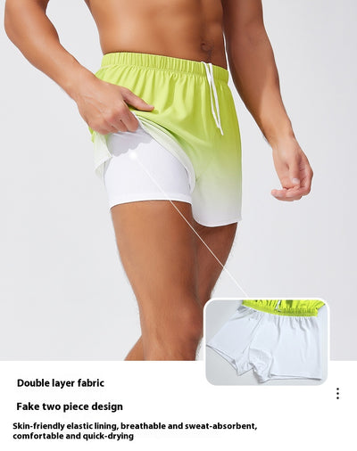 Pantalones de Playa Holgados de Doble Capa para Hombre y Mujer - Image 26