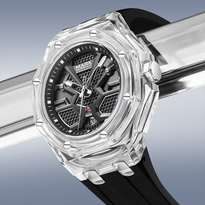 Reloj de Cuarzo Luminoso Transparente Resistente al Agua - Image 10