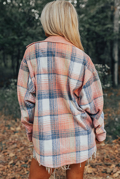 Chaqueta Camisera Patchwork de Pana para Mujer - Otoño e Invierno - Image 14