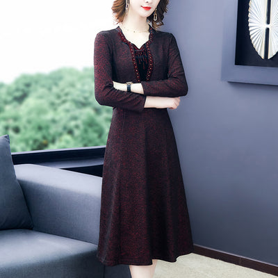 Vestido Largo Elegante Estilo Occidental Que Estiliza y Rejuvenece - Image 16