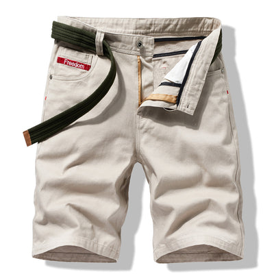 Pantalones Cargo Cortos Holgados Lisos para Hombre - Image 4