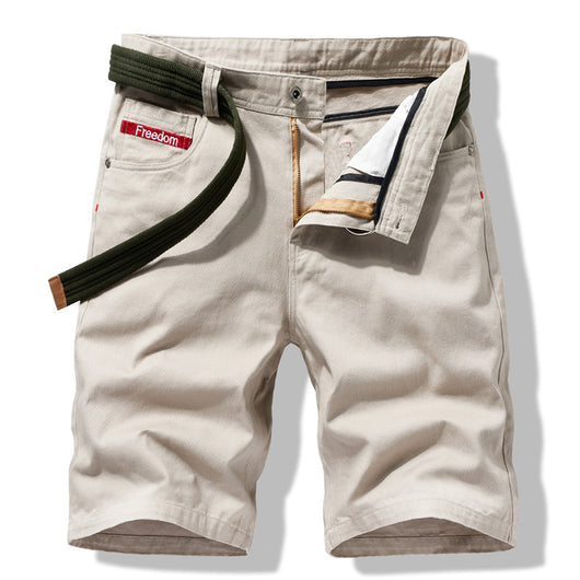 Pantalones Cargo Cortos Holgados Lisos para Hombre - Image 4