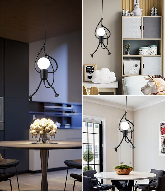 Lámpara de Araña Decorativa de Hierro para Restaurantes y Cafés - Image 10