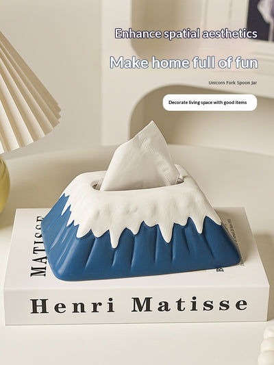 Dispensador de Pañuelos Ceramic Snow Mountain - Image 10