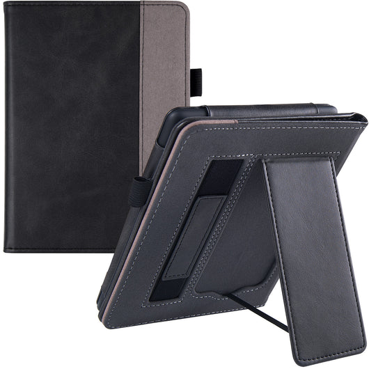 Funda de Cuero con Soporte de Muñeca para Kindle Paperwhite 11