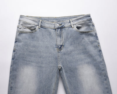 Jeans Slim Fit de Moda con Cierre Cremallera Decorativo - Image 13