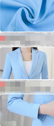 Blazer Rojo Rosado de Personalidad Moda para Mujer - Image 15