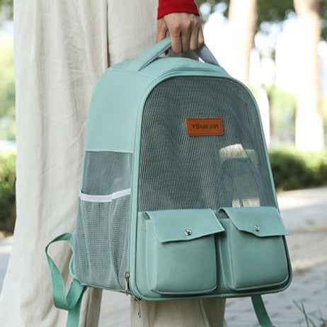 Mochila Transportadora Respirable para Mascotas - Gran Capacidad y Plegable - Image 2