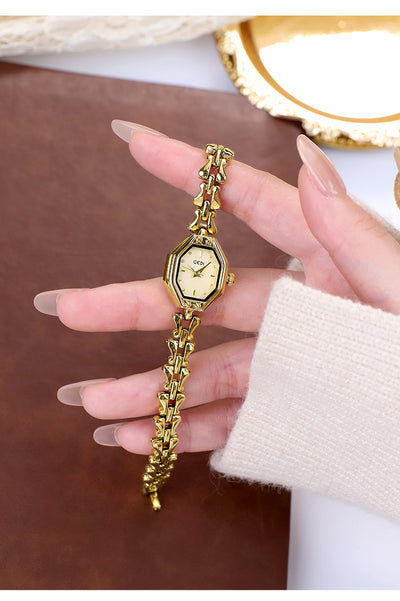 Reloj Octagonal de Lujo Retro para Mujer con Movimiento de Cuarzo - Image 11