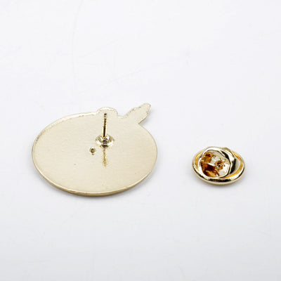 Broche Fortaleza Marina Circular en Aleación con Efecto Gota - Image 3