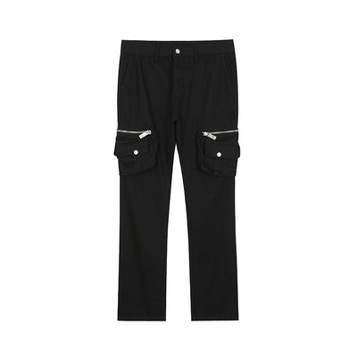 Overol Slim Fit con Doble Cierre y Múltiples Bolsillos para Hombre - Image 2