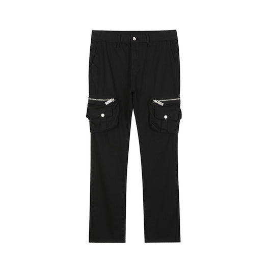 Overol Slim Fit con Doble Cierre y Múltiples Bolsillos para Hombre - Image 2
