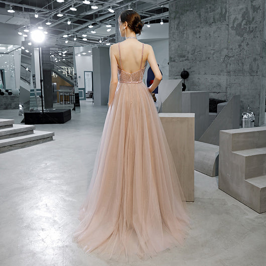 Vestido de Noche Elegante Alta Costura con Detalles Sofisticados - Image 5