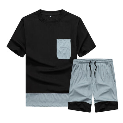 Traje Deportivo Talla Grande Hombre con Contraste de Color