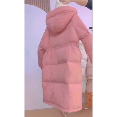 Chaqueta Acolchada de Plumón para Mujer Estilo Coreano Invierno - Image 14