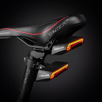 Luz de Seguridad Láser con Control Remoto para Bicicleta
