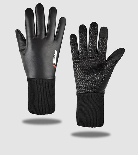 Guantes de Cuero para Hombre, Impermeables, Antideslizantes y para Pantalla Táctil - Image 21