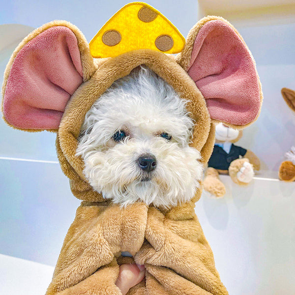 Ropa Térmica para Mascotas con Forro de Terciopelo - Abrigo Cálido para Otoño e Invierno