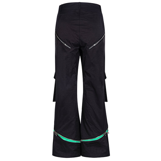Pantalones de Rendimiento con Cierre Oculto y Detalles en Contraste - Image 4