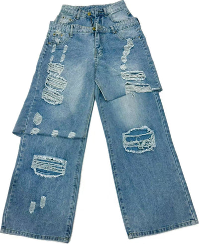 Jeans Rotos Hip Hop Oversized de Moda Urbana - Image 10
