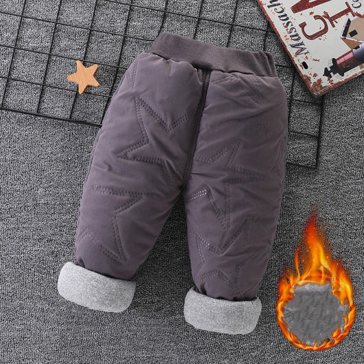 Pantalones de Algodón para Niños y Niñas con Forro Térmico Triple Capa - Image 16