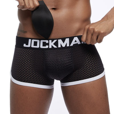 Calzoncillos Boxer Briefs para Hombre con Malla Delantera y Trasera - Image 10