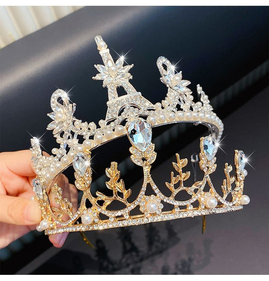 Corona Tiara para Niñas con Clip de Pelo - Accesorio de Princesa - Image 43