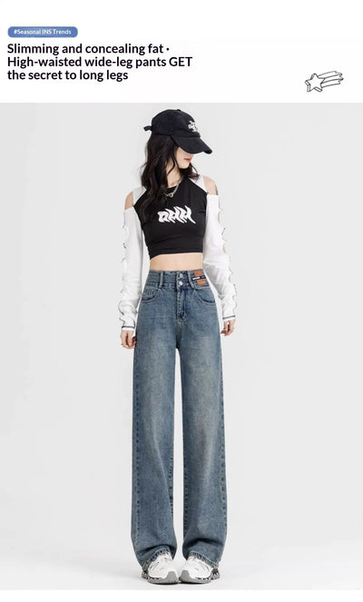 Jeans Anchos Forro Polar Térmico Efecto Adelgazante para Mujer - Image 19