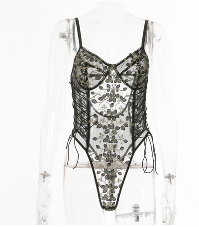 Jumpsuit de Encaje Bordado Elegante para uso en Ecuador - Image 14