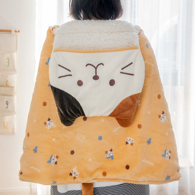 Manta Capa Gato Japonesa - Cozy Shawl para Siesta y Descanso - Image 4