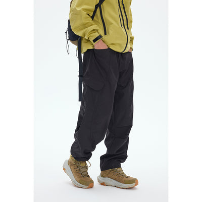 Pantalones Cargo Cómodos de Fibra Química para Hombre - Image 3