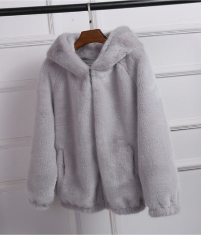 Abrigo con Capucha Largo para Otoño e Invierno - Image 8