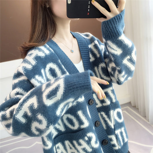 Cardigan Tejido Talla Grande de Largo Medio - Image 5