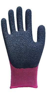 Guantes Protectores Reforzados de Goma Industrial con Recubrimiento Plástico Impregnado